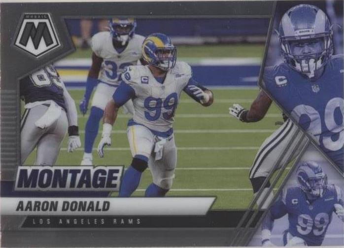 2021 Panini Mosaic Aaron Donald #MON-20 - 1 of 2