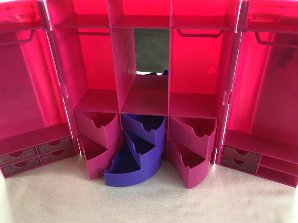 1999 BARBIE Fashion Avenue чехол для переноски хранения гардероб чехол только - Изображение 3 из 4