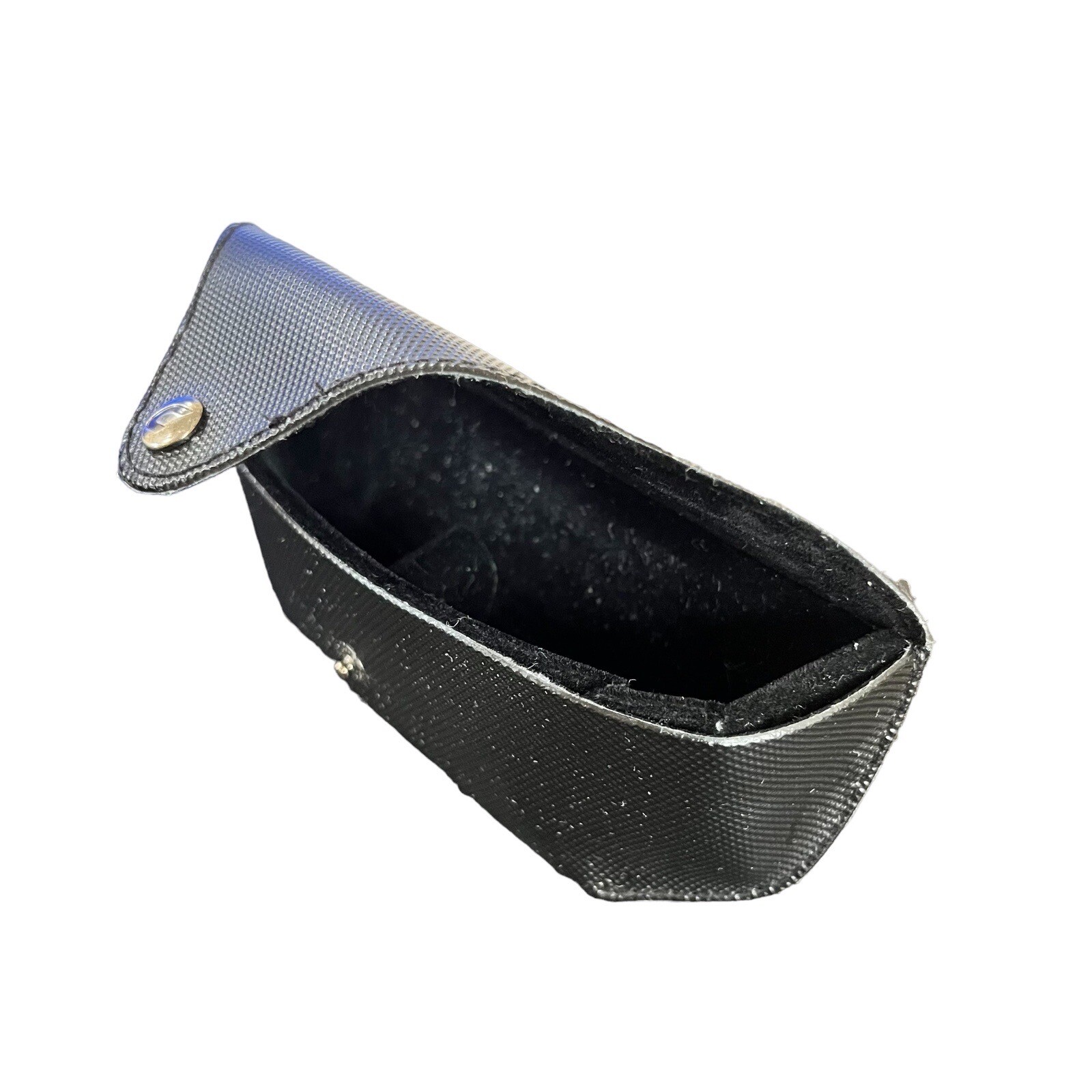 Carrera Eyeglass Sunglass Case Snap Front Black Semi Hard Belt Loop