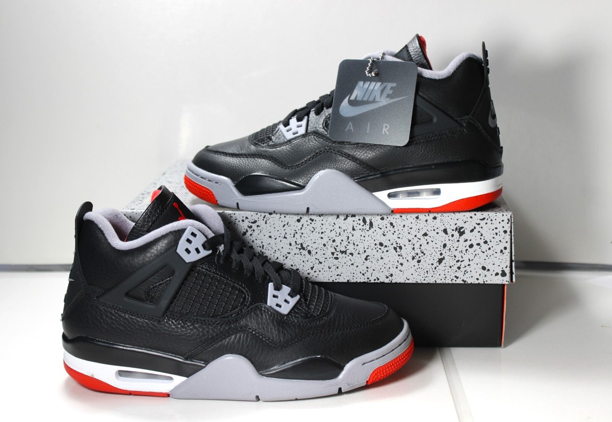 Air Jordan 4 Bred Reimagined GS Size 7Y FQ8213-006 | eBay