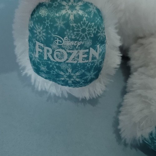 Build A Bear Frozen Elsa White Glitter Fur Blue Paws Stuffed Animal Plush 16" - Picture 3 of 8