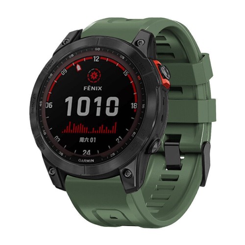 Silicone Watch Band Strap Quickfit For GARMIN Forerunner 935 945 955 Solar 965 - Picture 108 of 198