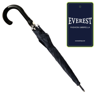 Windproof Black Color Fashion Automatic Long Umbrella For Men ( Model # 2 )
