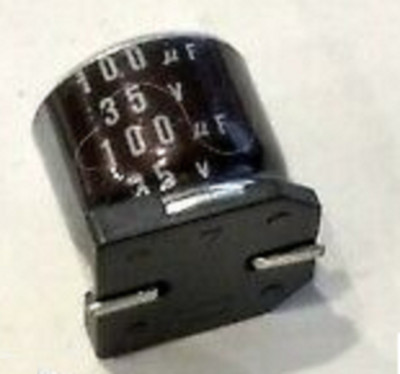 10 PCS NIPPON 35V 100MF 100uF SMD SMT CAP (REPLACING FOR 25V 16V 10V 6.3V 4V )