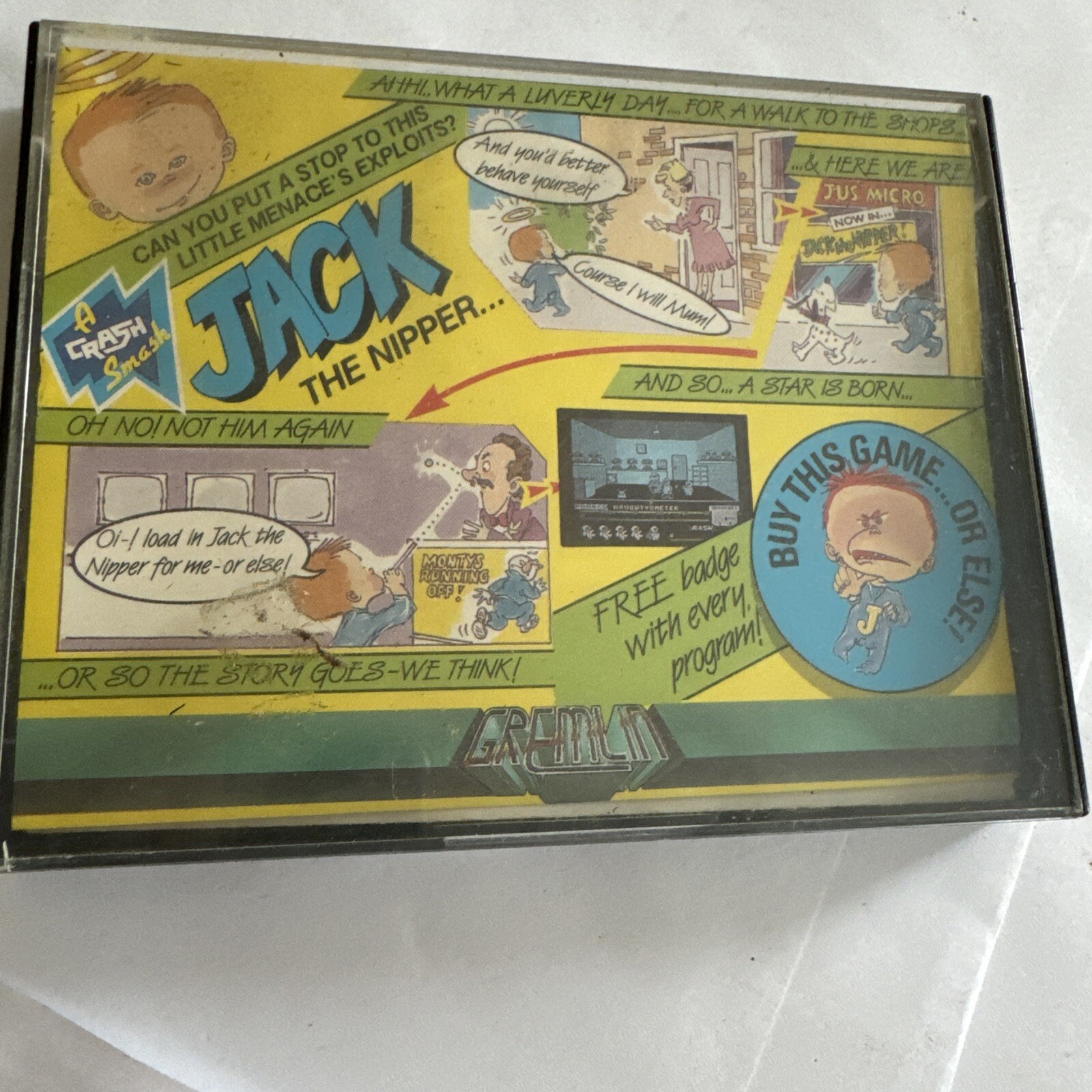 Jack The Nipper Sinclair ZX Spectrum Game