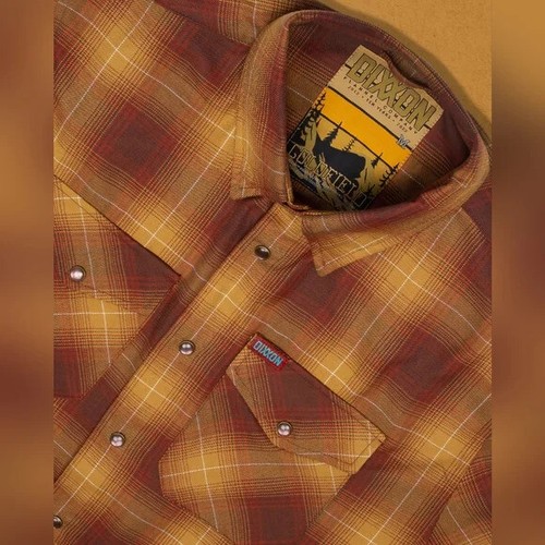 NIP! Original Dixxon Flannel Company "GOLDFIELD" Men's Flannel! 2 Sizes! COOL!! - Picture 3 of 4