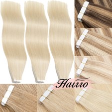 Tape In Hair Extensions 100 Real Remy Human Hair Adhesive Skin Wefts 100G 40PCS