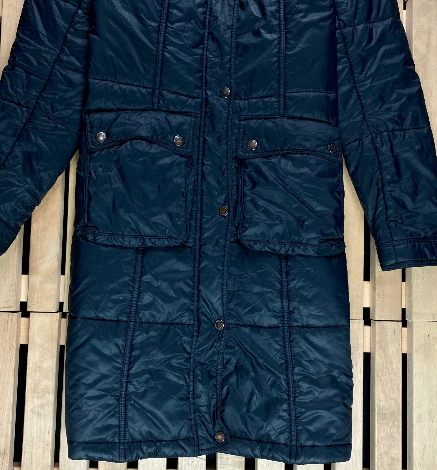 Womens Barbour International Puffer Coat Size 10UK Gem