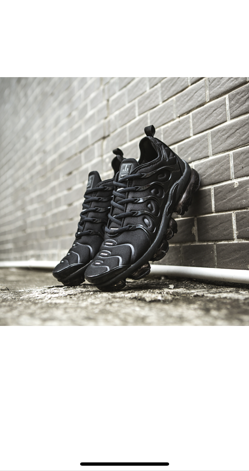 nike air vapormax tn black