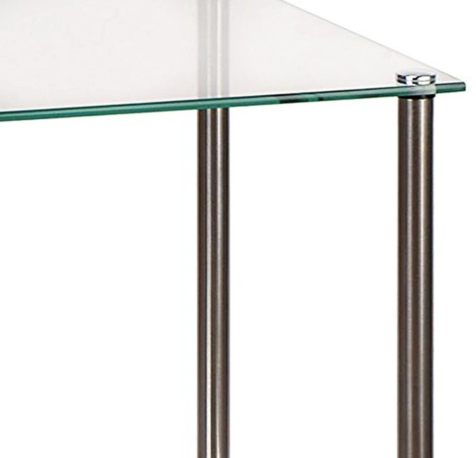 Convenience Concepts Designs2Go Classic Glass Tall 3 Tier End Table, Glass - Image 4 of 4