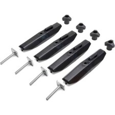 Thule T-Track 696-4  Roof Box Adapter set for BMW & Mercedes 25 mm T-Track Slots