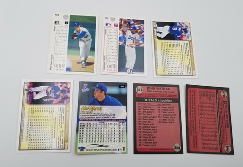 Lot 7 Kansas City Royals Baseball Trading Cards 90s Morris Davis Gibson Wathan - Picture 5 of 8