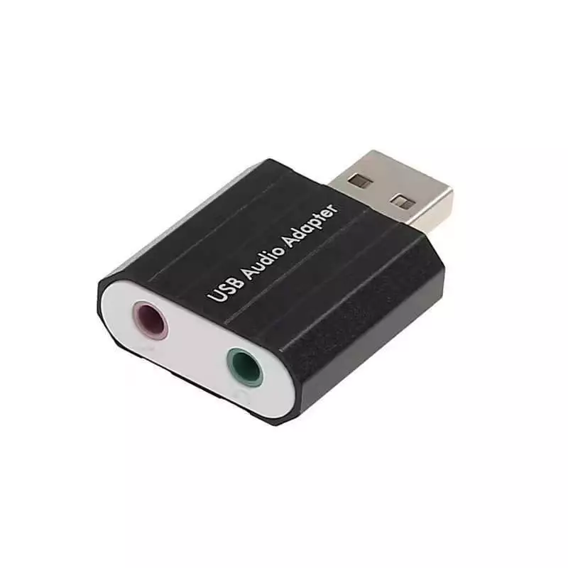Plugable USB Audio Adapter with 3.5mm Speaker Headphone and Microphone Jacks