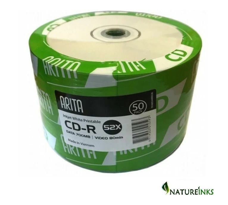 Arita RITEK CD-R Blank discs CD 52x Lot Various Quantity Grade A media UK STOCK