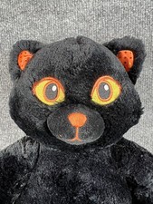 Build A Bear Midnight Sparkle Black Cat Halloween Plush BAB Build-A-Bear