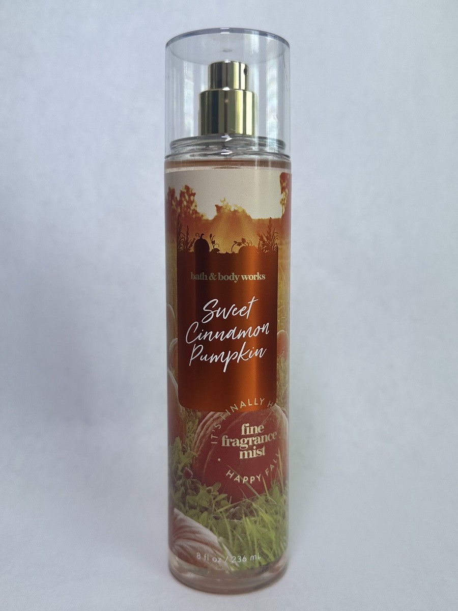 BATH BODY WORKS SWEET CINNAMON PUMPKIN FRAGRANCE MIST BODY SPRAY