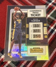 2021-22 Panini Contenders - Conference Finals Ticket #12 Myles Turner /75