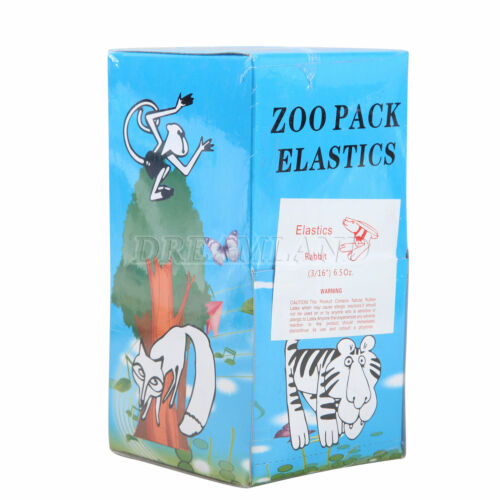 Dental Ortho Latex Elastics Elastics Bands 6.5oz 3/16 Zoo Pack Elastics - Picture 3 of 12