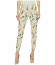 HUE Women's Size S Leggings Skimmer Pineapple Sand Simply Stretch Pant jeans NEW