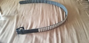 vans studded leather belt