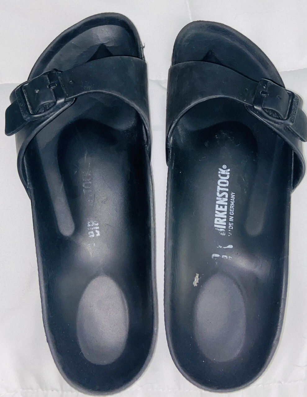 birkenstock eva rubber black waterproof madrid buckle… Gem