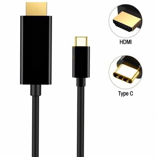USB Type C to HDMI Cable USB 3.1 to HDMI 4K Cord For Samsung S21 S8 S8+ S9 Note - Picture 2 of 8