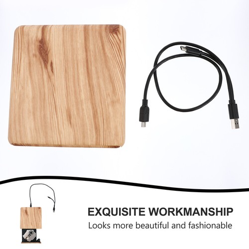 USB External Optical Drive Cd Dvd Rw ROM Play Tray Type-C Burner - Afbeelding 12 van 12