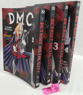Detroit Metal City Manga ENGLISH Vol 1 2 3 4 Set US book TATTOO comic volume Viz