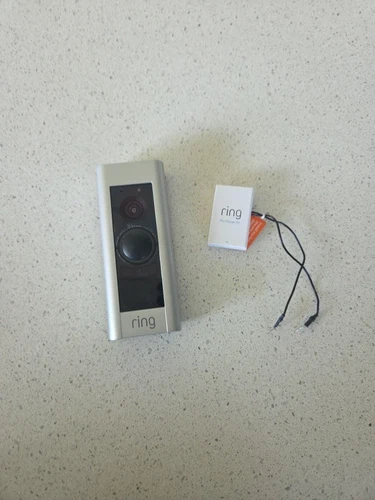Ring Video Doorbell Pro- Silver + Pro Power Kit V2
