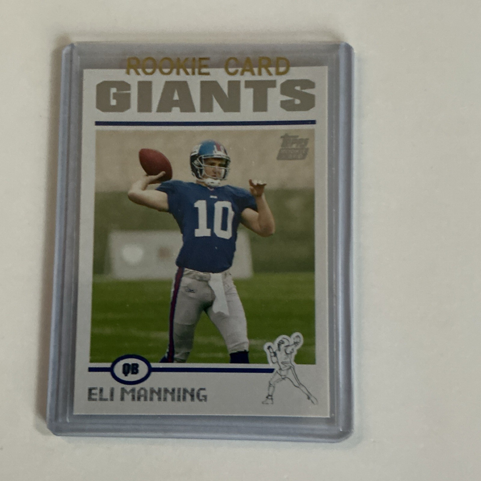 Topps 2004 Eli Manning #350 New York Giants Rookie NFL Football