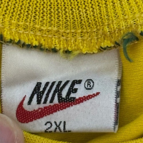 Vintage Nike Brazil Soccer Jersey 1998 World Cup Men's 2XL Yellow Shirt - Picture 6 of 6
