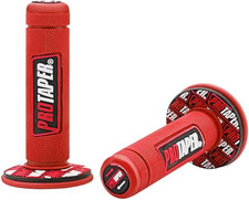 7/8" Motorcross Handle Grips Dirt Bike 22mm 24mm Truster Pro taper, Red