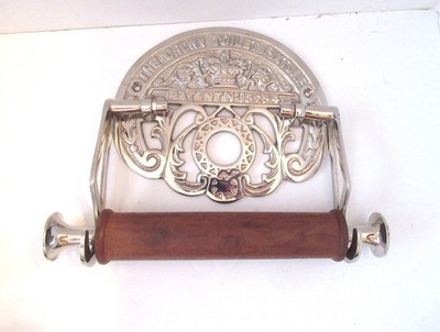 Victorian Look ~ Bathroom Wc Toilet Paper Roll Holder The Crown Toilet Fixture