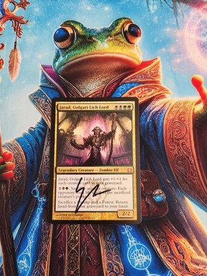 MTG Jarad, Golgari Lich Lord - Return To Ravnica Signed By Artist