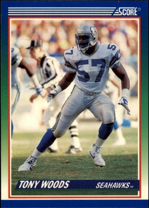 1990 Score #391 Tony Woods - FB