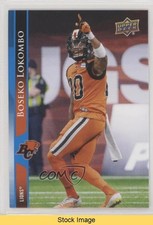 2021 Upper Deck CFL Blue Boseko Lokombo Bo Lokombo #177 READ 0v05