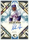 2025 Topps Diamond Icons Nolan Ryan Blue  w/ On Card Auto 07/15