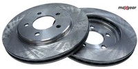 2X Bremsscheibe Maxgear 19-1004 2 Bremsscheiben Vorderachse Vorne