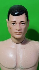 Vintage Action Man Black Painted Head Figure