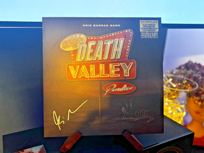 Kris Barras Band Death Valley Paradise SIGNED LP Ltd 500 Yell/Bla Splatter + CD
