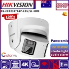 Original Hikvision ColorVU 180° Panoramic 8MP 4K IP Camera DS-2CD2387G2P-LSU/SL