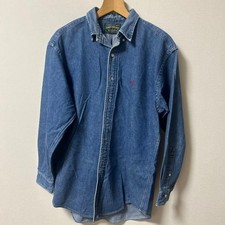 Vhtf 90 Vintage Polo Ralph Lauren Denim Shirt Men Vintage Limited Edition Rare R