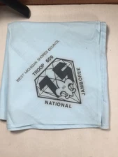 1985 National Jamboree West Michigan Shore Council Contigent BSA Neckerchief