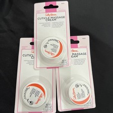 3 PACK Sally Hansen Cuticle Massage Cream with Apricot Oil 0.4 oz