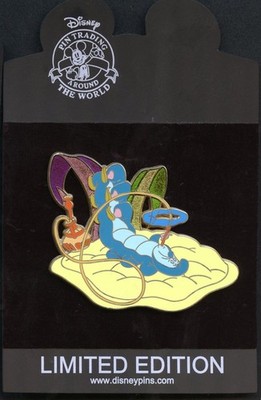 Disney Shopping Alice in Wonderland Caterpillar Absolem w/ Hooka Jumbo LE Pin