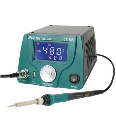 Pro'sKit SS-256B LCD Smart Lötkolben-Station 60W