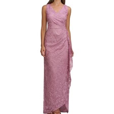 JS Collections Blakely Cascade Gown Lilac Purple NWT Fits Like Size 6