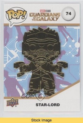 2023 Upper Deck Funko Pop Marvel Infinity Saga Gold Star-Lord #74 READ 11qd