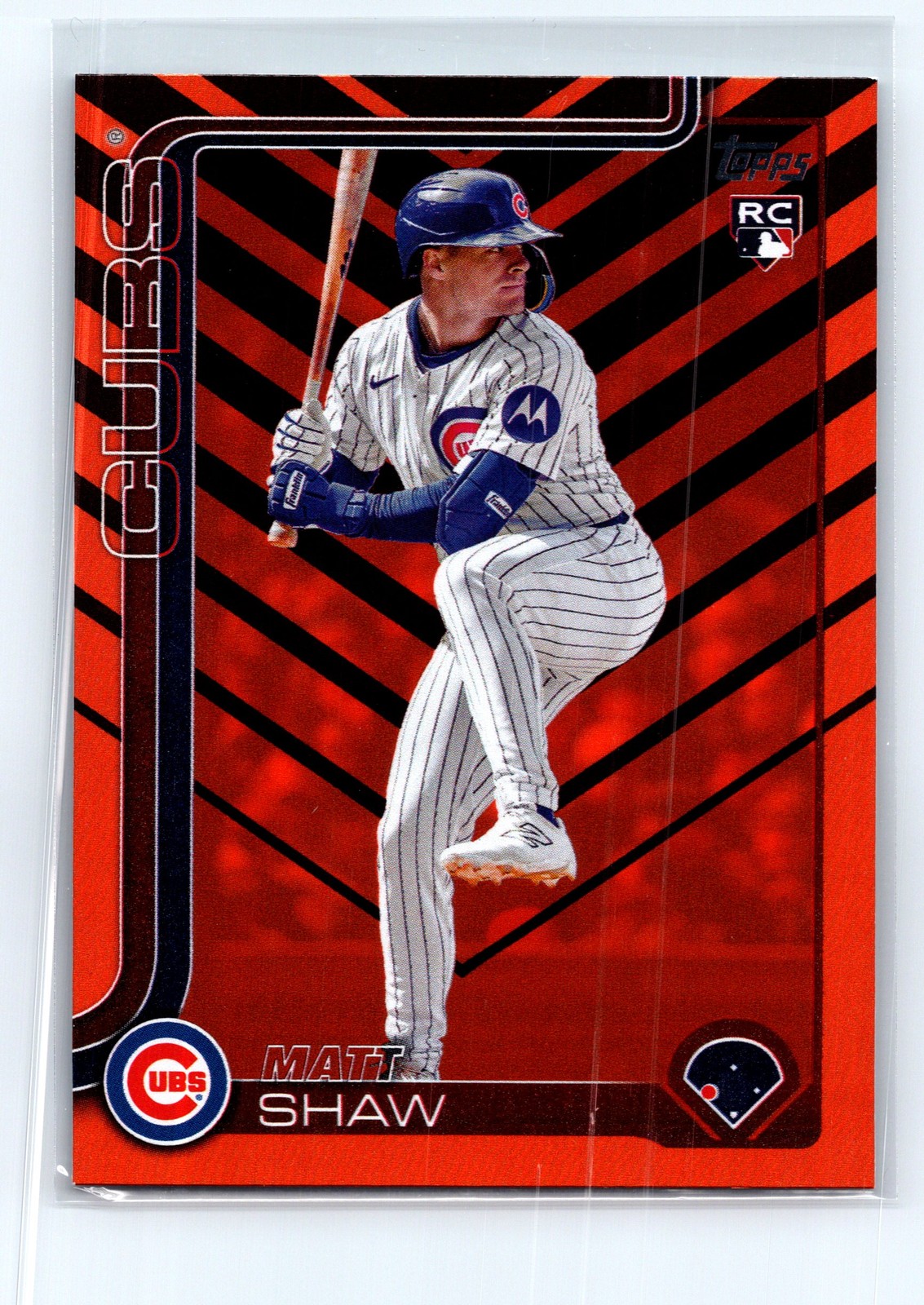 2025 Topps Update Matt Shaw Holiday #US200 RC Rookie Chicago Cubs