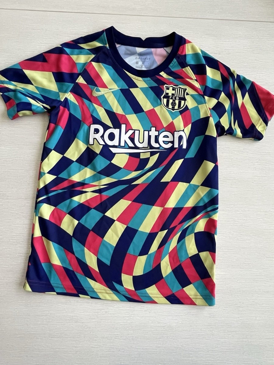 Nike FC Barcelona 2020 Soccer Training Colorful Jersey Youth